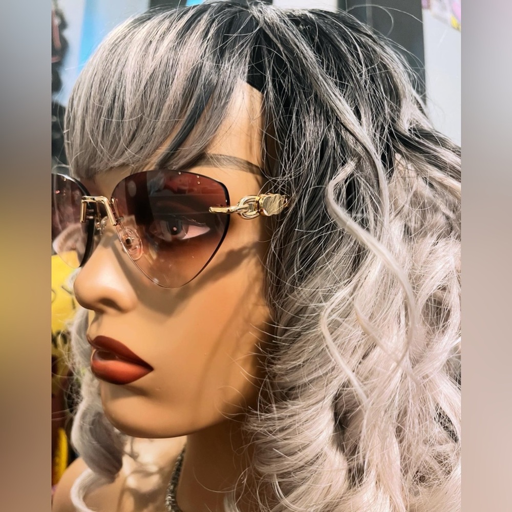 New! Cat Eye Rimless Frames